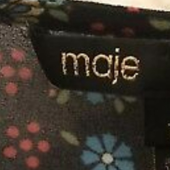 ♥️💋❤MAJE Roeme floral-print chiffon‎ maxi dress - Picture 8 of 8